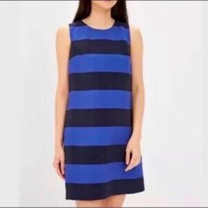 Royal/Navy Banana Republic NWT Striped Sleeveless Dress